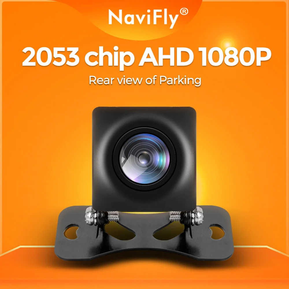 Navifly AHD 1080P Telecamera per retromarcia per auto Telecamera di parcheggio di backup universale Visione notturna Immagine a colori AHD impermeabile