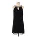BCX Cocktail Dress - Shift: Black Solid Dresses - Women's Size Small