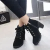 Frauen Schuhe Stiefeletten für Damen Herbst Winter Weibliche Mode Schuhe Frauen Hohe-ferse Booties