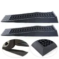 1 Pair Super Stable Car Lifting Ramps Extra Wide Heavy Duty Plastic Car Ramps Wide Wheel Maximum