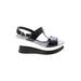 Sesto Meucci Wedges: Black Shoes - Women's Size 38