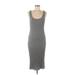 Sonoma Goods for Life Casual Dress - Bodycon: Gray Marled Dresses - Women's Size Medium