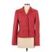 Ann Taylor LOFT Blazer Jacket: Red Jackets & Outerwear - Women's Size 6