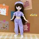 12 Zoll 30 cm bjd Anime Puppe Kinder Mädchen 4 bis 16 Jahre Puppenhaus Zubehör Rock Hut Kopfschmuck