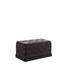 House of Hampton® Upholstered Storage Bench w/ Two additional seating Faux Leather/Solid + Manufactured Wood/Wood/Leather in Blue | Wayfair