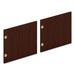 HON Pair Of Mod Laminate Doors For 72"W Mod Desk Hutch, 17.87 X 14.83, Metal | 14.83 H x 17.87 W x 0.75 D in | Wayfair HONLDR72LMLT1