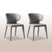 HOUZE Microfiber Leather Side Chair Dining Chair in Gray | Wayfair Diningchairs20230729TB775962983368HL