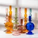 Bougeoirs en verre créatifs et simples vase en verre romantique ci-après lesUnivers pour la