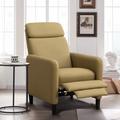 Recliner Chair - Accent Chair - iYofe Modern PU Accent Chair, Adjustable Recliner Chair, Wingback Single Sofa, Home Theater Seating Faux | Wayfair