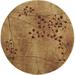 Brown/Red 42 x 42 x 0.5 in Area Rug - Nourison Round Somer Round 3'6" Area Rug | 42 H x 42 W x 0.5 D in | Wayfair 099446331663