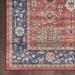 Blue/Green 90 x 27 x 0.25 in Area Rug - Nourison Fulton Machine Made Power Loom Runner 2'3" x 7'6" Area Rug in Blue/Red, | Wayfair 099446900050