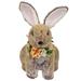 Northlight Seasonal Easter Rabbit Decorative Accent, Faux Fur in Brown/Pink | 8.5 H x 4.5 W x 6.5 D in | Wayfair NORTHLIGHT SH95479