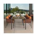 NashyCone Rectangular 4 - Person Outdoor Dining Set w/ Cushions Metal in Black | 62.99 W x 31.49 D in | Wayfair 05XYC128OLQX2X6IW