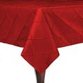 Ultimate Textile -5 Pack- Embroidered Pintuck Taffeta 60 X 102-Inch Rectangular Tablecloth Holiday Red in Gray/Red | 60 W x 102 D in | Wayfair