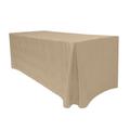 Ultimate Textile -5 Pack- Damask Kenya 4 Ft. Fitted Tablecloth - Fits 24 X 48-Inch Rectangular Tables, Sand Beige in Gray/Pink | Wayfair