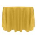 Ultimate Textile -5 Pack- Damask Kenya 102-Inch Round Tablecloth - Modern Jacquard Design, Flax Gold in Gray/Yellow | 102 W x 102 D in | Wayfair