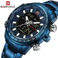 NAVIFORCE – montre-bracelet numérique étanche pour homme marque de luxe Chrono Sport militaire