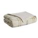 London Fog Plush Blanket Polyester in Gray/White | 90 W in | Wayfair BK3916GNFQ-4500