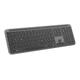 Logitech Signature Slim K950 kabellose Tastatur, schlankes Design, Wechseln zwischen Geräten beim Tippen, leises Tippen, Bluetooth, Multi-OS, Windows, Mac, Chrome, DEU QWERTZ-Layout, Graphit