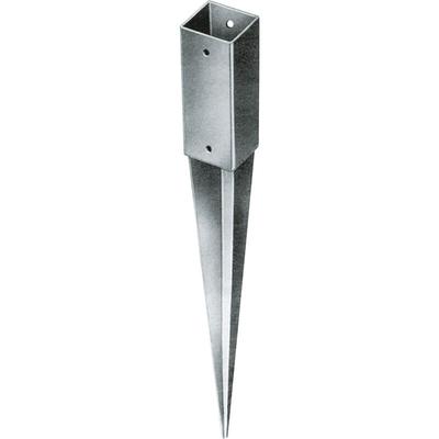 Einschlagbodenhülse 91 x 91 x 900 mm feuerverzinkt Bodenhülse Pfosten - Trendline Image