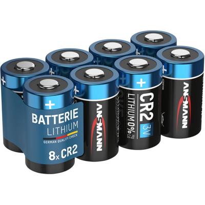 ANSMANN Batterien CR2 Lithium, 8 Stück, Spezial