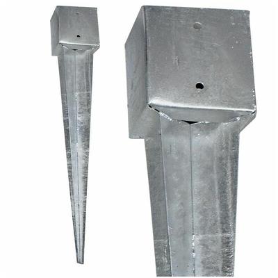 Einschlaghülsen Bodenhülse Bodenanker 750 - 900 mm Vierkant feuerverzinkt 141 x 141 mm / 900 mm Image