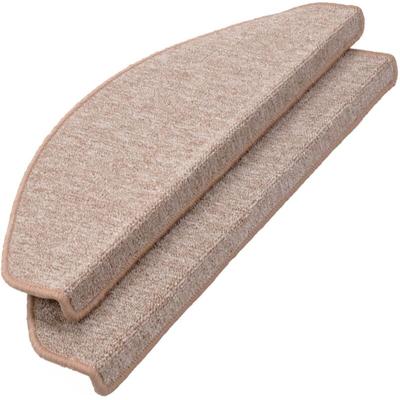 2er-Set Stufenmatten Treppenschoner Treppenschutz Treppenmatten Schmutzfangmatte - beige Image