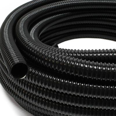 Wiltec - Teichschlauch 5m Spiralschlauch 50 mm (2') schwarz, lichtundurchlässig, extrem biegsam Image