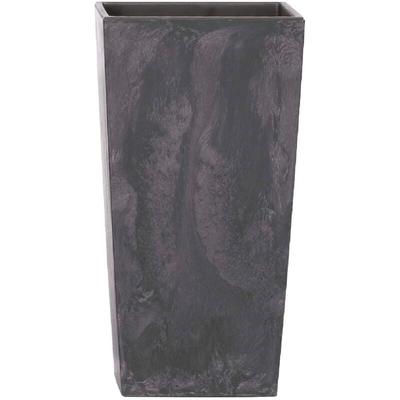 High Pot 19 l Prosperplast Urbi quadratischer Effekt von Kunststoff mit Tank in Anthrazit, 44,9 Image