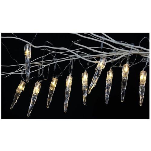 Led Eiszapfen-Lichterkette 10LED Weihnachtsbeleuchtung Weihnachtsdeko Winterdeko