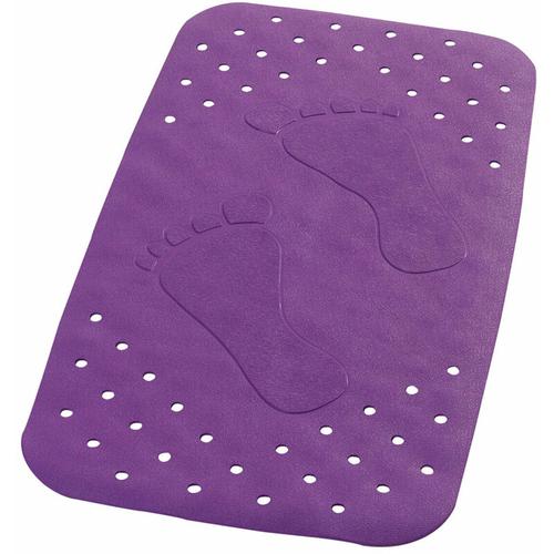 Lila Violette RIDDER Wanneneinlage Modell Plattfuss 38x72cm - Anti Rutsch Matte Wannenmatte