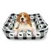 Tucker Murphy Pet™ All Over Plaid Dogs Cuddler - Ultra-plush, Comfort Printed Pet Bed For Dogs & Cats - Cozy, Durable | 7 H x 20 W x 16 D in | Wayfair