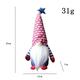 Gnome Doll Decoration for American Independence Day: Faceless Doll with Uneven Legs and Round Hat For Memorial Day/The Fourth of July