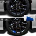 6pcs Reflective Car Stickers Decorative Rim Decals for 18-21 Inch Wheels - Stylish Reflective Decals for Car Rims