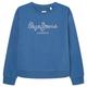 Pepe Jeans Mädchen-Sweatshirt Rose, Blau (Sea Blue), 12 Jahre