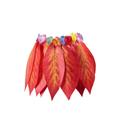 Performance of Hawaiian Children's Adult Simulation Leaf Grass Skirt Leaf Skirt Beach Festival Party Decoration Skirt