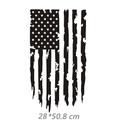 Autoaufkleber mit USA-Flagge, Grafik-Autoaufkleber – Geländewagen-Heckaufkleber mit Streifen der amerikanischen Flagge, Karosserieaufkleber, zeigen Sie Ihren Patriotismus auf der Straße