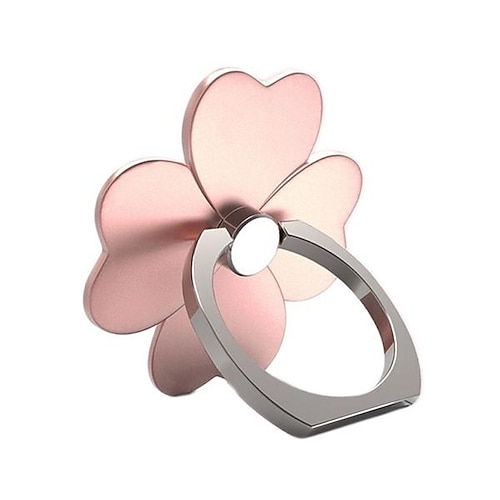 2 Stück vierblättrige Blumen-Telefonhalterungen, Fingerringständer, Tablet-Schreibtisch-Fingergriffhalter für alle Smartphone-Ringgriff-Telefonhalter Image