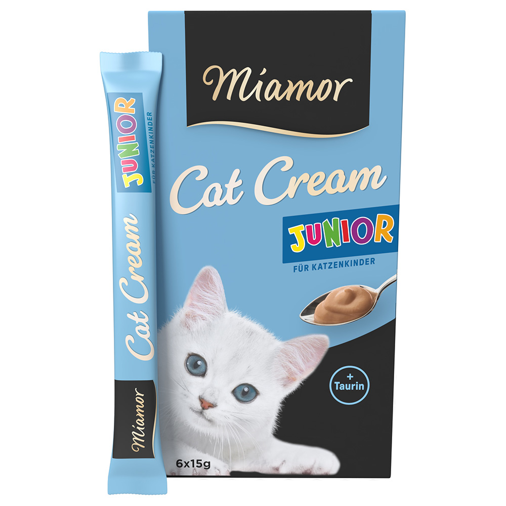Miamor Cat Junior-Cream Crema al Pollame Snack per gatti - Set %: 66 x 15 g
