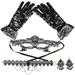 1 Set Lace Mask Gloves Necklace Earring Set Masquerade Mask Ladies Costume