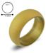 Deyared Women s Gold Rings Gold Plated Ring Set 1PC Silicone Wedding Band Engagement Ring Hypoallergenic Mens Womens Jewelry Ring for Women on Clearance