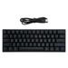 Metal USB Wired 61 for Key Mechanical Gaming Keyboard With RGB Backlight Hot Swap Green Switch Birthday Gift For Friends