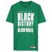 Boston Celtics Team-Issued Green "Black History Month" Short Sleeve Shirt from the 2023-24 NBA Season