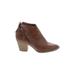 SM New York Ankle Boots: Brown Shoes - Women's Size 9