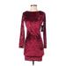 Lulus Cocktail Dress: Burgundy Dresses - Women's Size Small