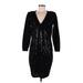 St. John for Saks Fifth Avenue Cocktail Dress: Black Dresses - Women's Size 6