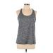 Under Armour Active Tank Top: Gray Activewear - Women's Size Large