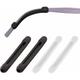 4 Glasses Attachments, Non-Slip Soft Silicone, Helmet / Sunglasses Hook Flexible and Comfortable Reading Glasses (Bar4) - Denuotop