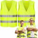 Pack Car Safety Vests, Women, Men, Adult, Safety Vest, Safety Vest, Safety Vest, Safety Vest, Reflective Vest, Yellow, for Motorists, Drivers,