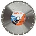Gölz - Disque diamant LBA60, coupe à sec et à eau - pour scie à sol ou découpeuse - ø 400 mm /